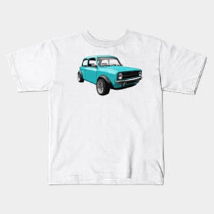 Yet Another Classic Mini Light Blue Kids T-Shirt